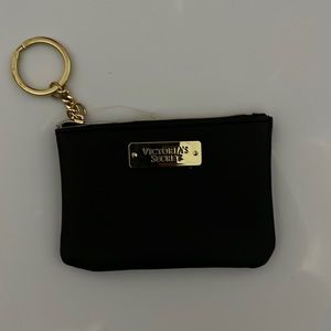 *Like New* Victoria Secret Coin Purse Key Chain- Black